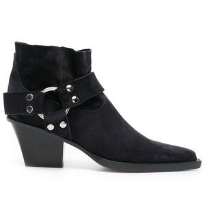 PARIS TEXAS 70mm Austin Suede Bootie || Size 38.5